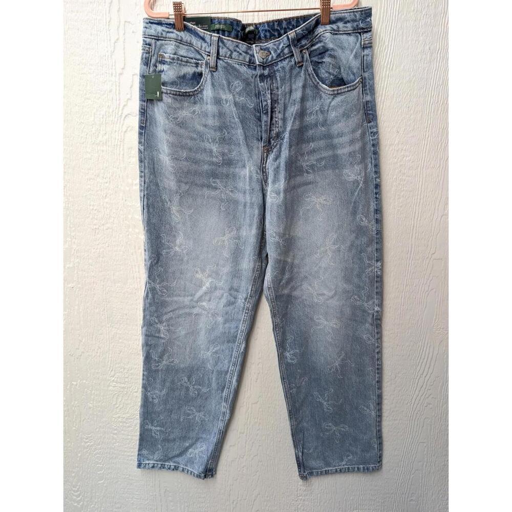 wild fable Light Wash High-Rise Straight Jeans